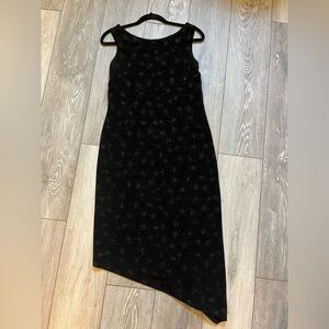 Ronni Nicole by Ouida Vintage 1990s Evening Gown Size 8 Asymmetrical